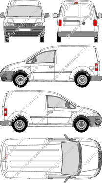 Volkswagen Caddy, 2004–2010 (VW_156)