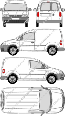 Volkswagen Caddy, 2004–2010 (VW_157)