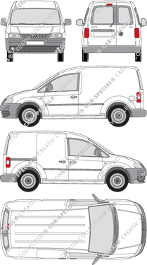 Volkswagen Caddy, 2004–2010 (VW_159)