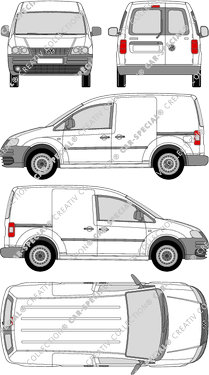 Volkswagen Caddy, 2004–2010 (VW_161)