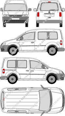 Volkswagen Caddy, 2004–2010 (VW_163)