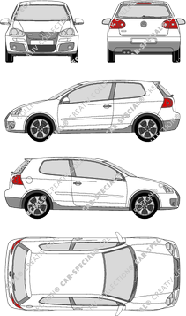 Volkswagen Golf, 2004–2009 (VW_166)