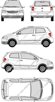 Volkswagen Fox Hayon, 2005–2015 (VW_170)