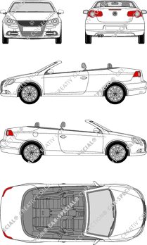 Volkswagen Eos cabriolet, 2006–2011 (VW_176)