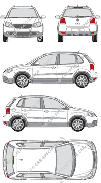 Volkswagen Polo Kombilimousine, 2005–2009 (VW_177)