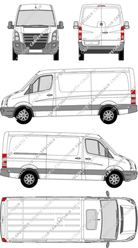 Volkswagen Crafter Kastenwagen, 2006–2010 (VW_180)