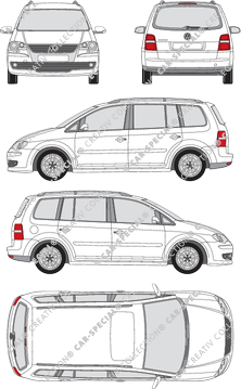 Volkswagen Touran, Station wagon, 5 Doors (2006)