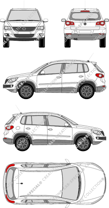 Volkswagen Tiguan, 2007–2011 (VW_213)