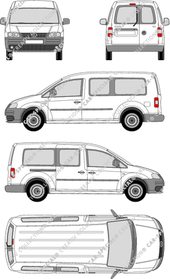 Volkswagen Caddy Hochdachkombi, 2007–2010 (VW_214)