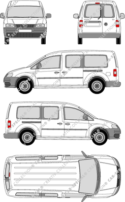 Volkswagen Caddy Hochdachkombi, 2007–2010 (VW_215)