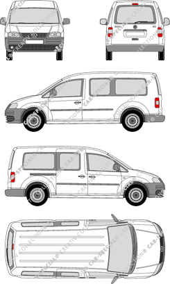 Volkswagen Caddy Hochdachkombi, 2007–2010 (VW_216)