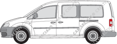 Volkswagen Caddy furgón, 2007–2010