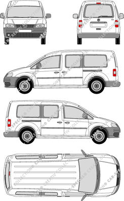 Volkswagen Caddy Hochdachkombi, 2007–2010 (VW_217)