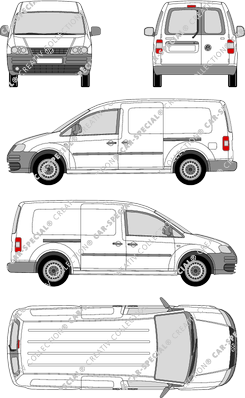 Volkswagen Caddy, 2007–2010 (VW_219)