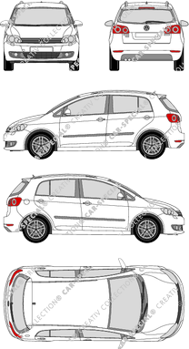 Volkswagen Golf Kombilimousine, 2009–2012 (VW_230)