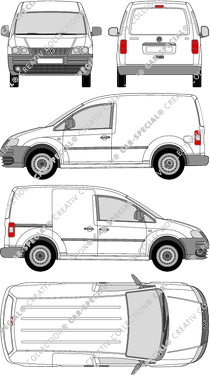 Volkswagen Caddy, 2004–2010 (VW_236)