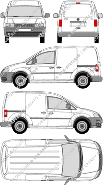 Volkswagen Caddy, 2004–2010 (VW_237)