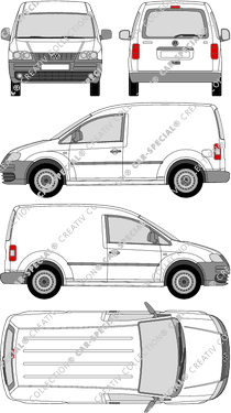 Volkswagen Caddy, 2004–2010 (VW_238)