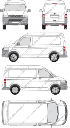 Volkswagen Transporter, 2009–2015 (VW_249)