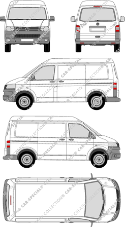 Volkswagen Transporter, 2009–2015 (VW_252)