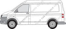 Volkswagen Transporter furgón, 2009–2015