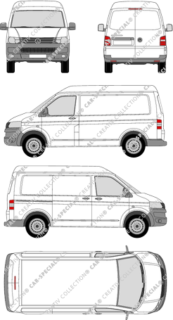 Volkswagen Transporter, 2009–2015 (VW_253)