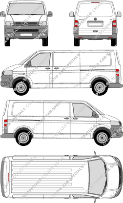 Volkswagen Transporter, 2009–2015 (VW_258)