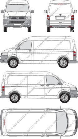 Volkswagen Transporter, 2009–2015 (VW_265)