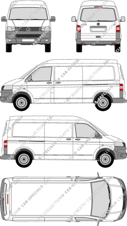 Volkswagen Transporter, 2009–2015 (VW_268)