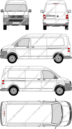 Volkswagen Transporter Kastenwagen, 2009–2015 (VW_270)