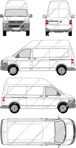 Volkswagen Transporter, 2009–2015 (VW_274)