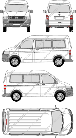 Volkswagen Transporter, 2009–2015 (VW_282)
