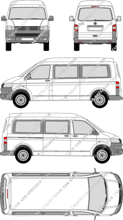 Volkswagen Transporter camionnette, 2009–2015 (VW_289)