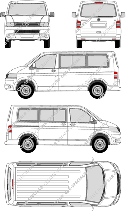 Volkswagen Multivan, 2009–2015 (VW_295)