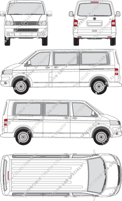 Volkswagen Multivan, 2009–2015 (VW_298)