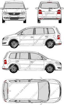 Volkswagen Touran station wagon, 2009–2015 (VW_315)