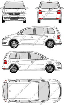 Volkswagen Touran, combi, 5 Doors (2009)