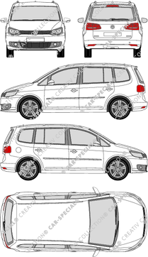 Volkswagen Touran, combi, 5 Doors (2010)