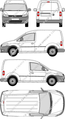 Volkswagen Caddy, 2010–2015 (VW_322)