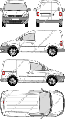 Volkswagen Caddy, 2010–2015 (VW_323)