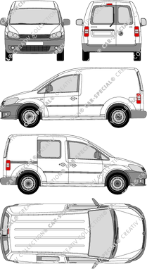 Volkswagen Caddy, 2010–2015 (VW_327)
