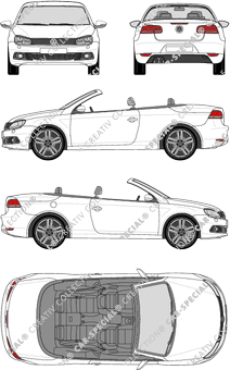 Volkswagen Eos Cabriolet, 2011–2015 (VW_359)