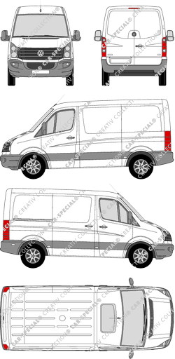 Volkswagen Crafter, 2011–2017 (VW_361)