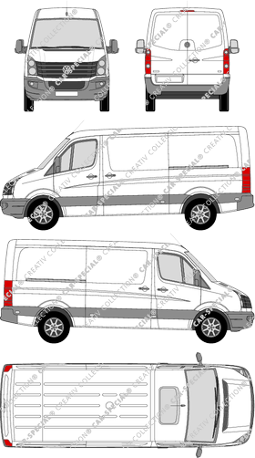 Volkswagen Crafter furgone, 2011–2017 (VW_364)