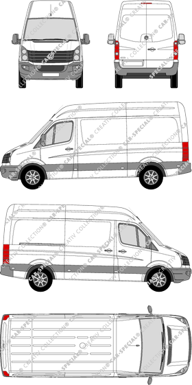 Volkswagen Crafter fourgon, 2011–2017 (VW_365)