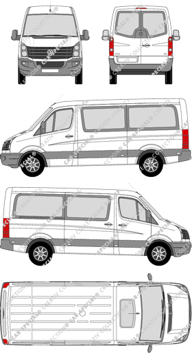 Volkswagen Crafter microbús, 2011–2017 (VW_379)