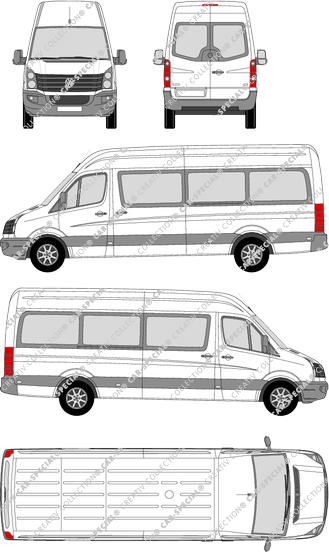 Volkswagen Crafter microbús, 2011–2017 (VW_384)