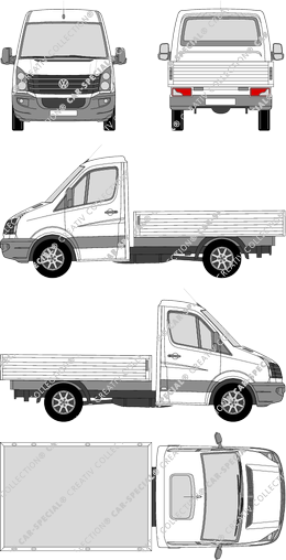 Volkswagen Crafter catre, 2011–2017 (VW_385)