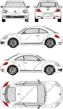 Volkswagen Beetle, 2011–2016 (VW_397)