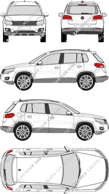 Volkswagen Tiguan, 2011–2016 (VW_398)